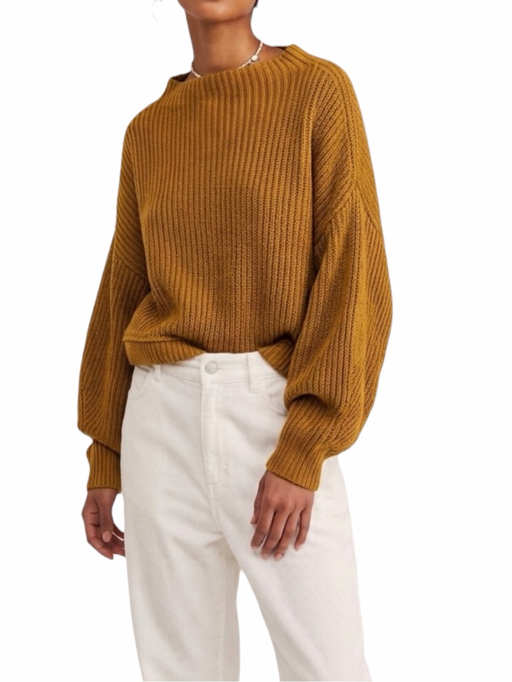 FREE PEOPLE Emmy Mock Neck Sweater Size XS